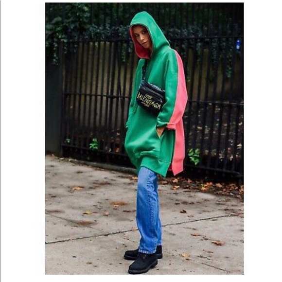 🔥 CELINE Oversized Contrasting Hoodie - Picture 14 of 16